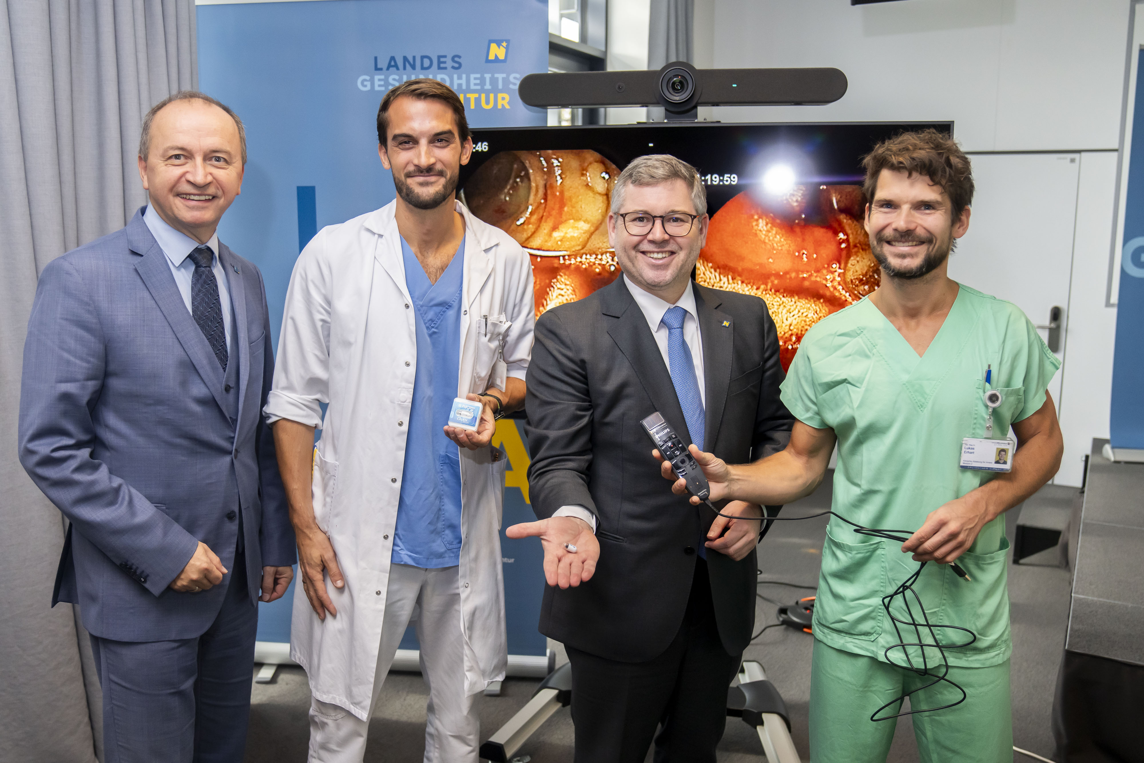 Pressekonferenz mit Experten über die Digitalisierung im NÖ Gesundheitswesen